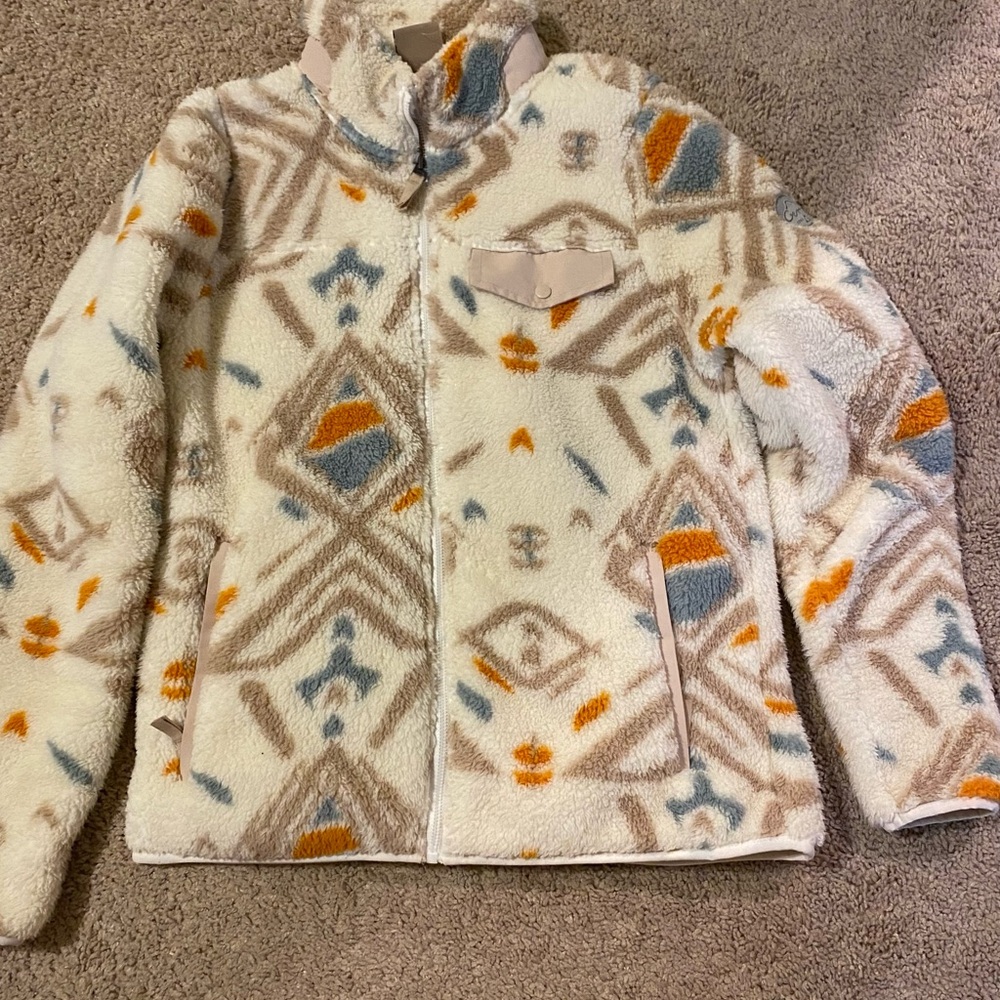 Fleece zip up jacket